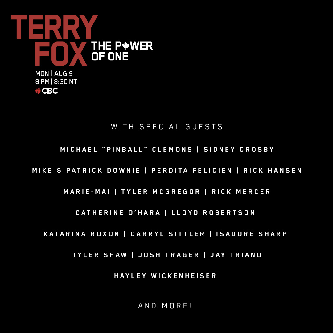 TFRHalifax's tweet photo. Tune in tonight at 8PM on CBC to watch Terry Fox: The Power of One.

#terryfox https://t.co/da8QGatFHT