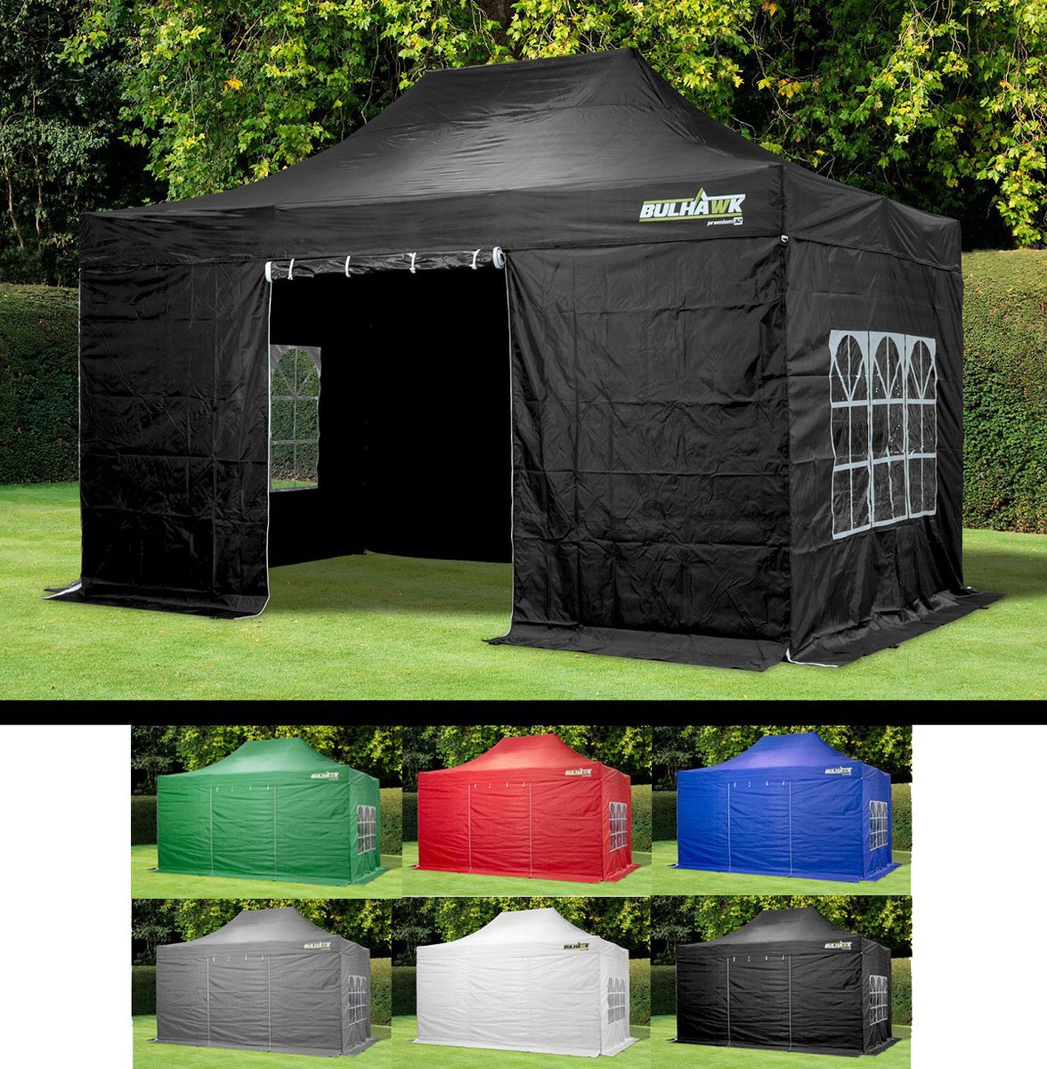 Bulhawks 3m x 4.5m Heavy Duty Pop Up Gazebo is our No1 best seller  5 🌟 rated by our customers bit.ly/37xjZza #gazebo #popupgazebo #marquee #events #gardenparty