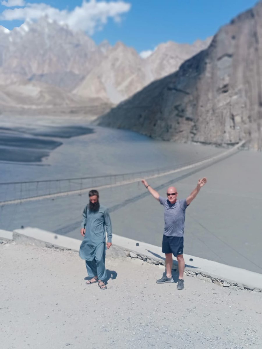 Losthorizontrek's tweet photo. Hunza Tour!
Mr. Robert Jonathan Machin & Mr. Christian Bardin here with us Exploring Pakistan.๐ป ๐
Next Adventure K2 BC & GANDOGORO LA! Can't wait to Start the Trekking with these Amazing people.
#TeamLostHorizons #TeamRFC #Amazingpakistan https://t.co/qFZ1YXOLp5