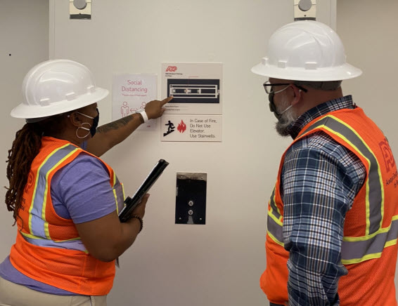 dawn_pilley's tweet photo. ADP associates are celebrating Safe + Sound week by planning ahead and familiarizing themselves with the emergency exits and routes in their work areas. Learn more about Safe + Sound week here! #ADPLife #AllInOnSafety https://t.co/3dZgOc5SVt https://t.co/5Aurkl8Det