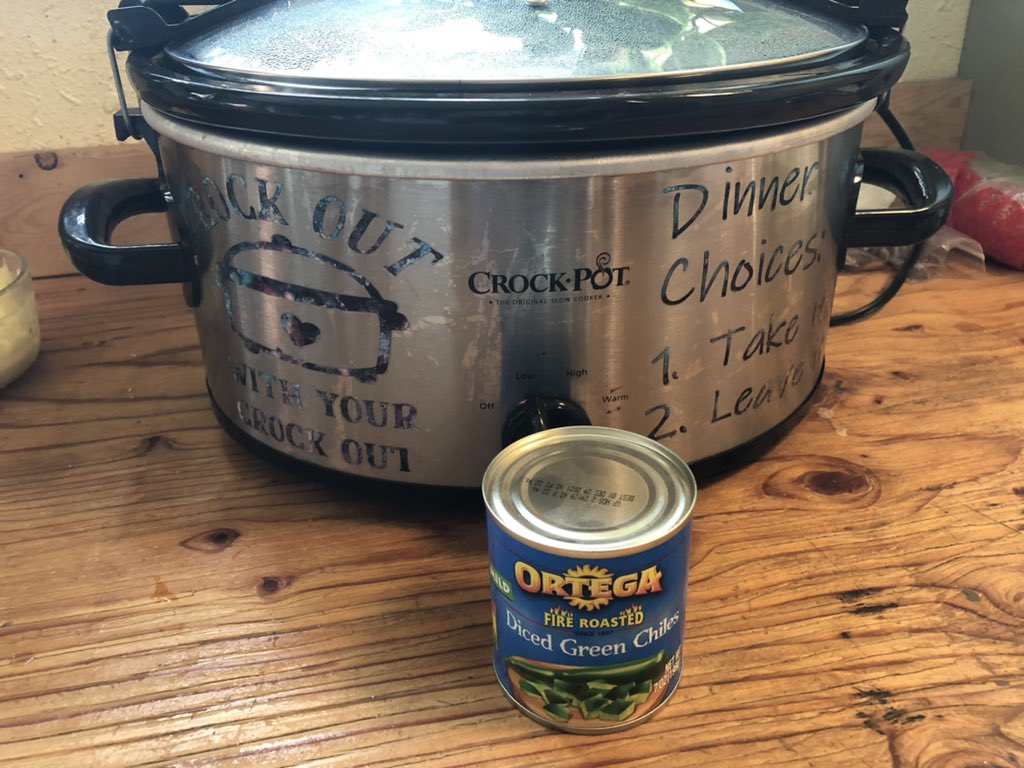 gomer2323's tweet image. #HuntingPrep dilemma. To add or NOT to add green chilis to the chili? 

Vote now in response below😂😅😘🤩