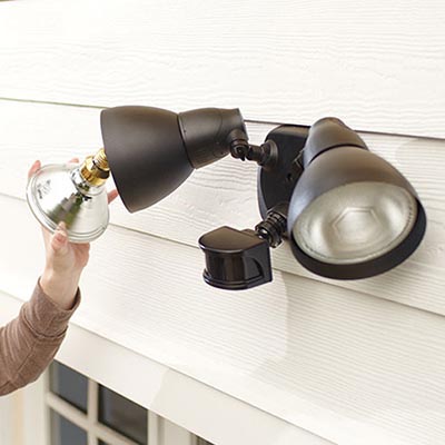 A motion sensor light can add an element of safety to your home. #DIY #homeimprovement cpix.me/a/126976715