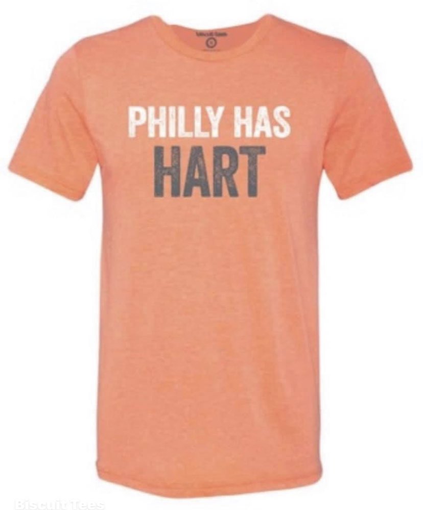 BiscuitTees's tweet photo. ***Gear of the week***
In honor of Carter resigning our Philly Has Hart tees are 30% off this week! Men’s and women’s (women’s are cut slim and runs small).
No promo code needed. #flyers #carter #laurenandgenetoo #philly https://t.co/0NC8Jb5hF6