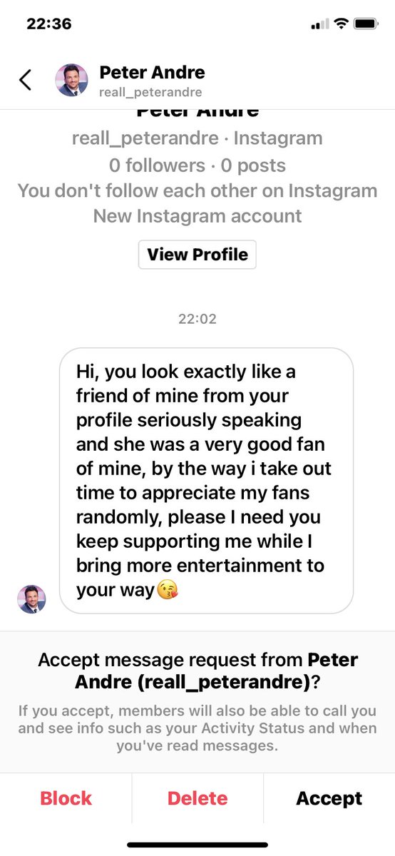nessienoop's tweet photo. @MrPeterAndre another fake account , wow I look like a friend of yours ?! 😉 I’ve reported it too x https://t.co/ORk6qqBJmG