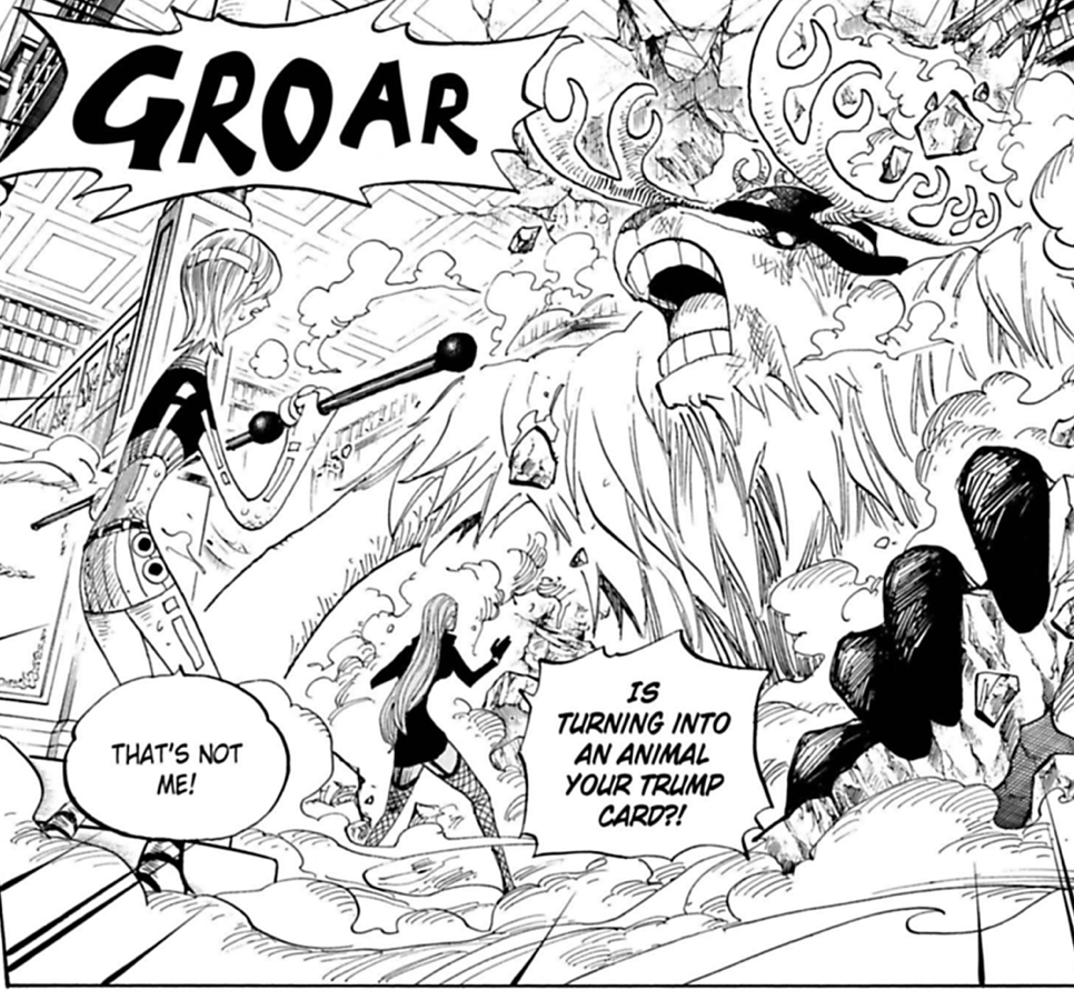 Monster Chopper Destroys Kumadori, Luffy Vs Lucci Begins!