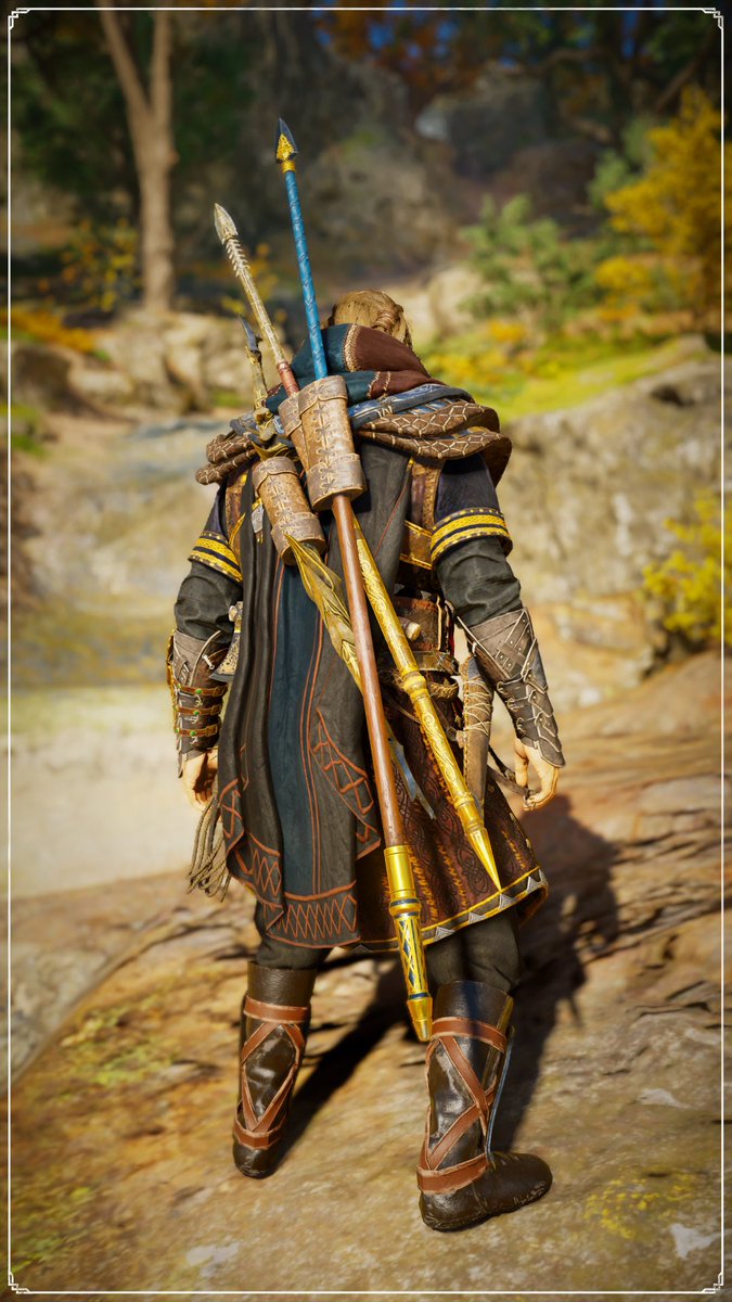 TeamTarvor's tweet photo. I love the current armor (and I'll never give away those spears again!!)
#acvalhalla #ACPhotoMode #verticalshots #2ndplaythrough #eivor #armor https://t.co/UowvPsOsuj