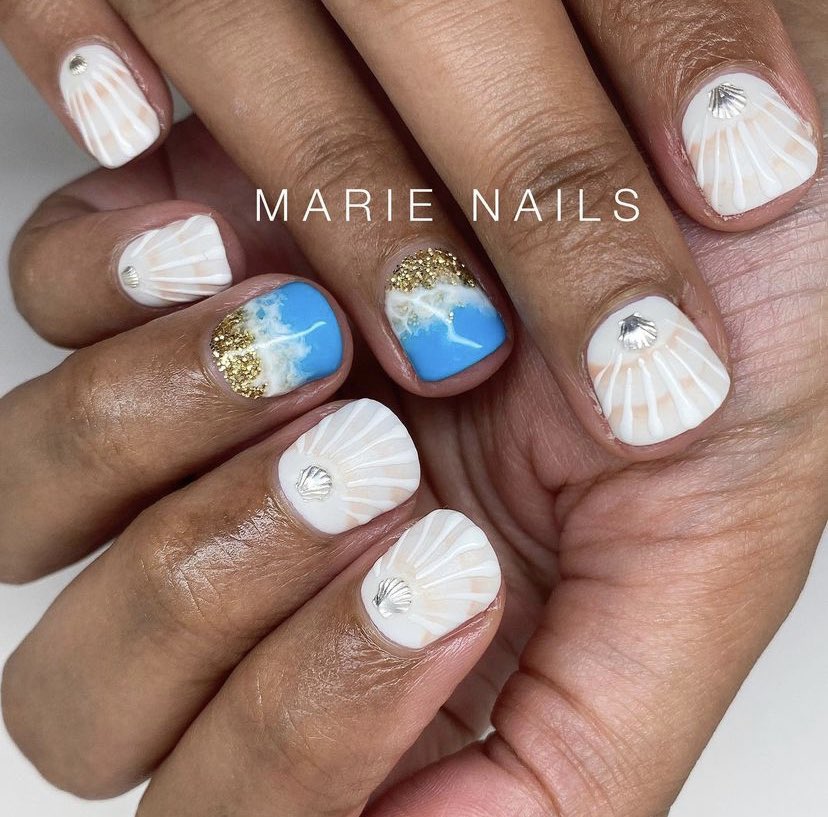 MarieNails_'s tweet photo. New nails from MARIE NAILS NY location🐚🌊
Give us a call to make an appointment🕊

3RD  310.550.5925
SOHO 646.370.4170
HAWAII  808.589.1000

#marienails #marienailsny #gelnails #gelmanicure #nails #nailart #naildesign #nailswag #nailaddict #nailartist #instanails https://t.co/xpA6gybTtQ