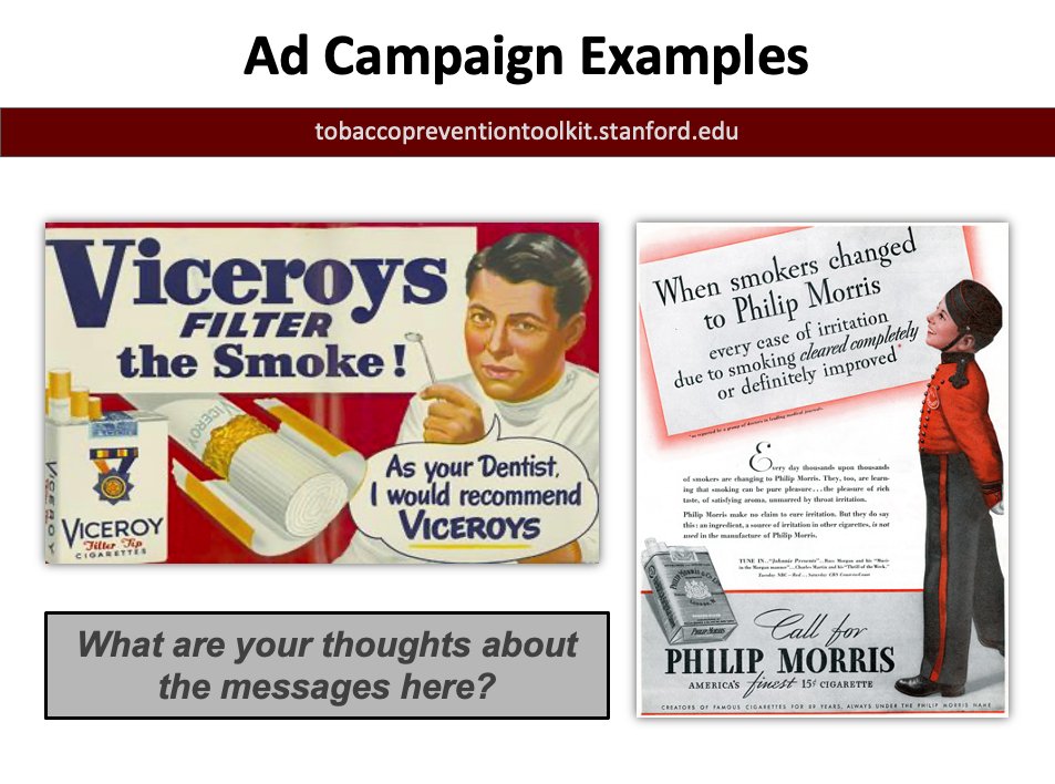 StanfordTPT's tweet image. It's Monday &amp;amp; we are kicking off Week 4 of 7, highlighting an updated PowerPoint our Toolkit team recently published on our website! "A Little History to Set the Stage" is the highlighted PowerPoint of the week. 👇🏼
med.stanford.edu/tobaccoprevent…