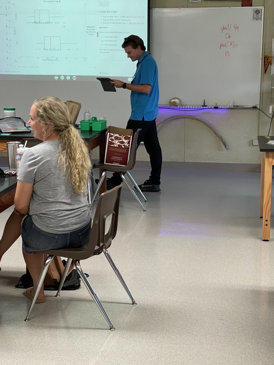 Principal and presenter extraordinaire ⁦<a href="/ThompsonJHS/">Thompson JHS</a>⁩