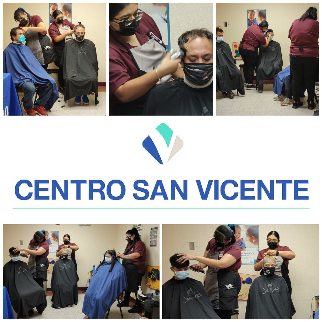 TexasCHCs's tweet photo. Centro San Vicente in El Paso kicked off #NHCW2021 with free haircuts and care packages for homeless patients. We see you @SanVicenteOrg!
#ValueCHCs #HealthcareforHomeless #HealthcareforHomelessDay https://t.co/ybB8VXH5S7