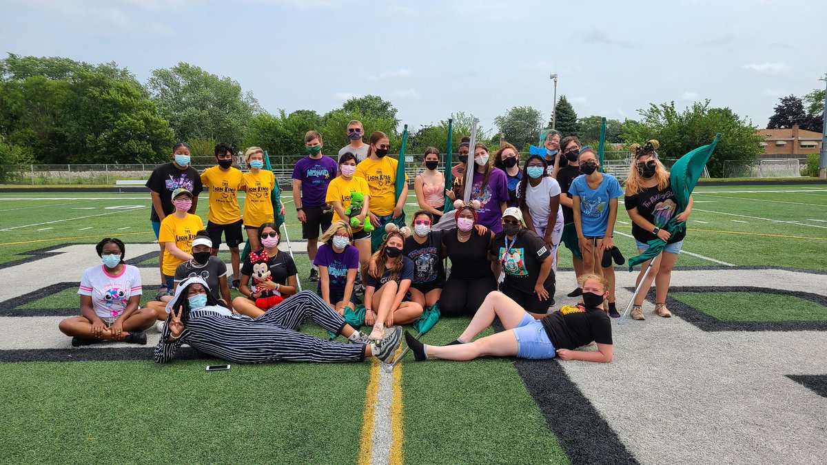 EPCHSFineArts's tweet image. Disney Day and drill review. Shoutout to the Spotlight on 99th reps in this one! #lionkingjr #littlemermaidjr