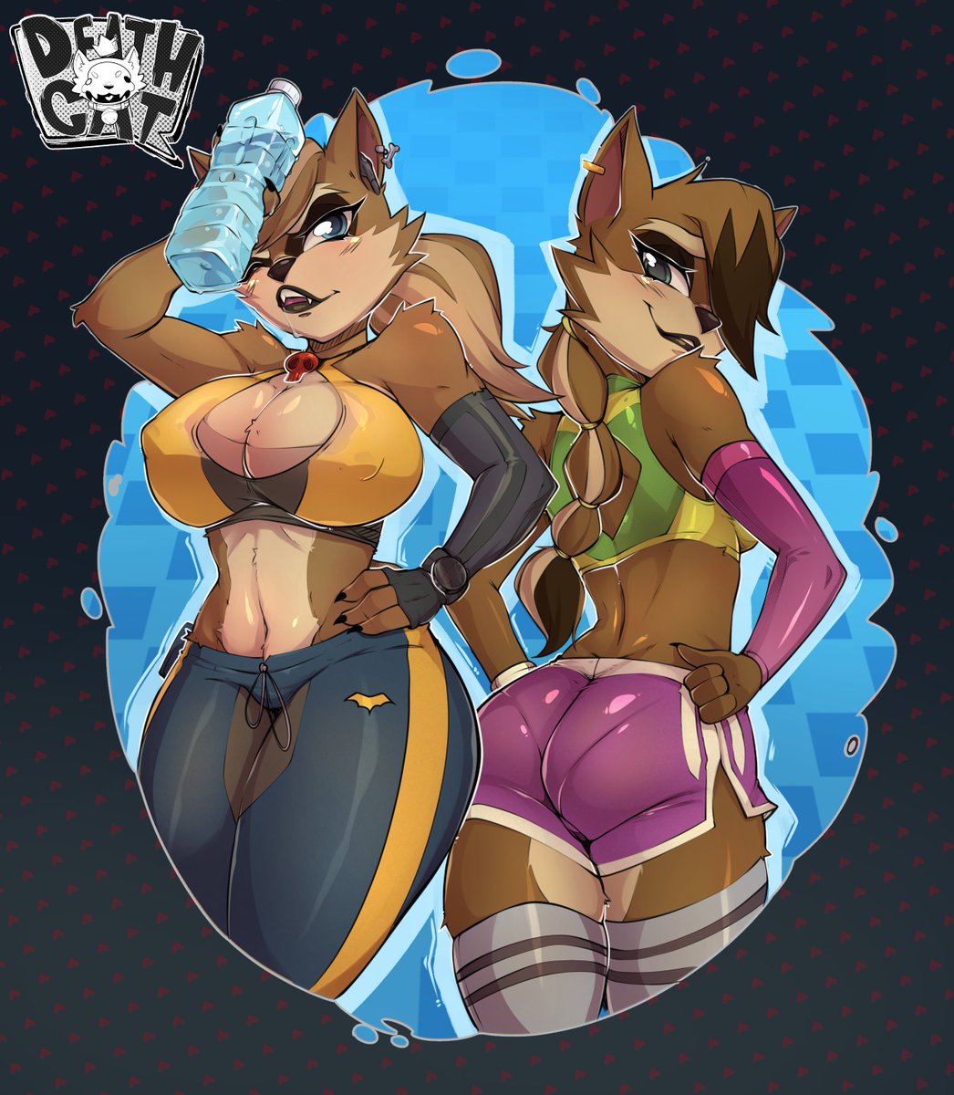 A little morning jogging is always a good start to the week.

(Hotel Transylvania Charlotte and Sophie)