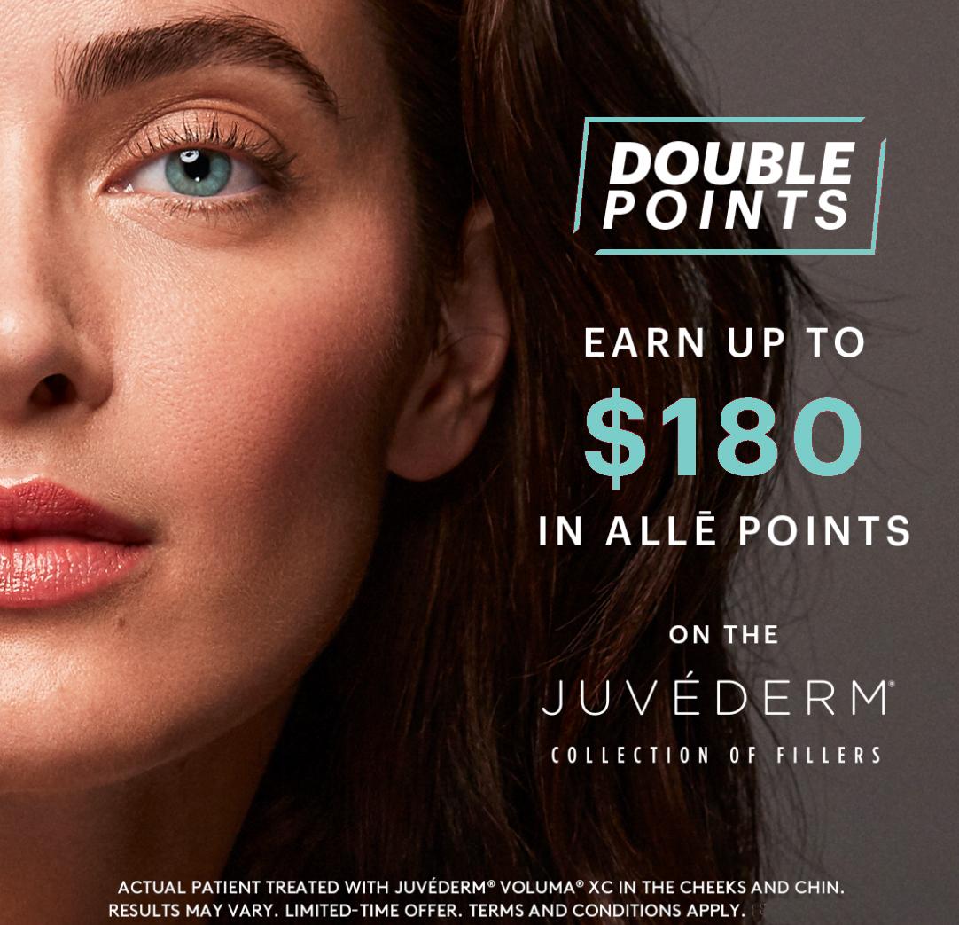 MDSkinLounge's tweet photo. Yes! Earn Double Points when you combine Botox and Juvederm. https://t.co/UmPYZVVdRW https://t.co/Y7mAkkFqCD