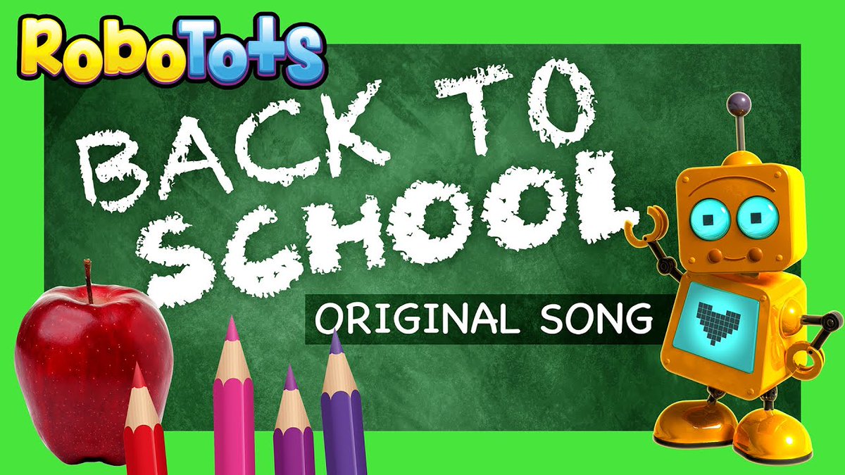 robotots's tweet image. NEW Back To School Song for Kids and Teachers #backtoschool #BacktoSchool2021 #RoboTots youtu.be/ZzHfOSXGDIk
