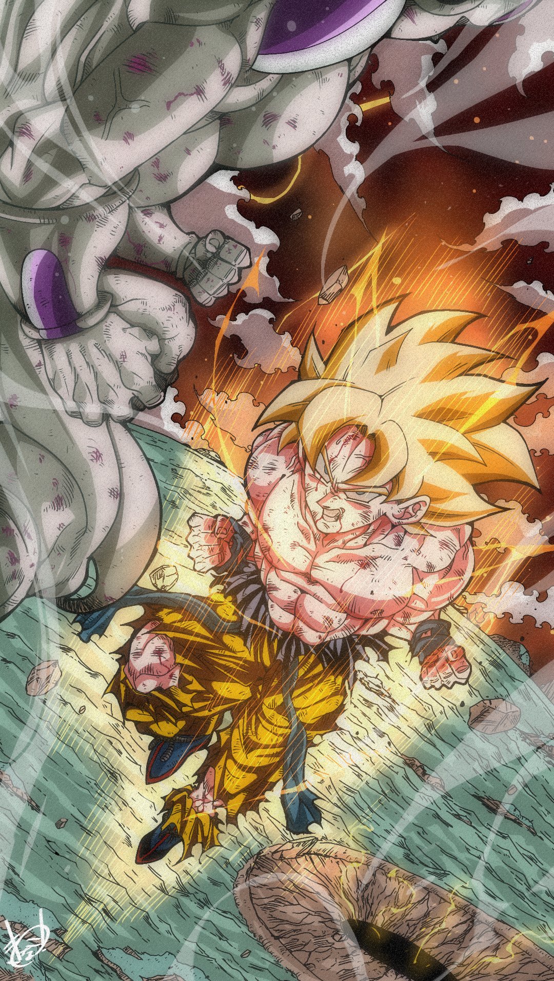 きなこもち 有償依頼募集中dmまで ドラゴンボールz 孫悟空 超サイヤ人 Vsフリーザ ﾌﾙﾊﾟﾜｰ くたばれフリーザぁあああ T Co Ypk68kq1v1 Twitter