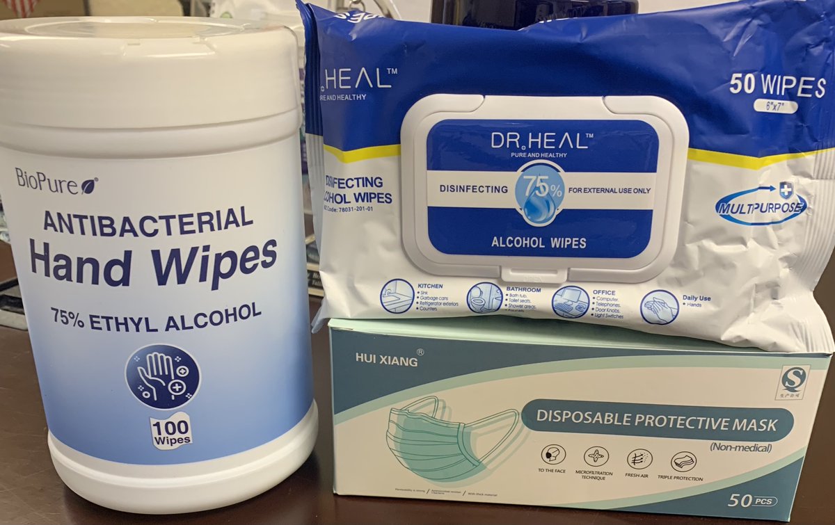 tlbisbig's tweet photo. For us to stay safe in this COVID world we have to keep ourselves and space sanitized. Here at TLB we have the those supplies that you will need. Hand wipes, face masks/ face shields, gloves, and more. Please contact us online at https://t.co/xopbu8JKNe or via phone 888.244.6118 https://t.co/iS7VvdCZgf