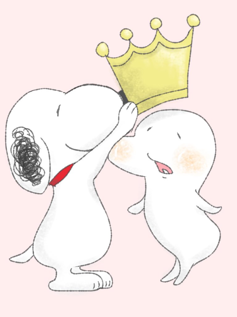 Lm れむ 絵本 毎日イラスト 8 10 スヌーピーの日 Snoopy Day スヌーピーちゃんが王冠を貸してくれたよ 今日は何の日 スヌーピー Snoopy ゆるいイラスト 一次創作 イラスト好きさんと繋がりたい いろんな絵描きさんとつながりたい みんなで