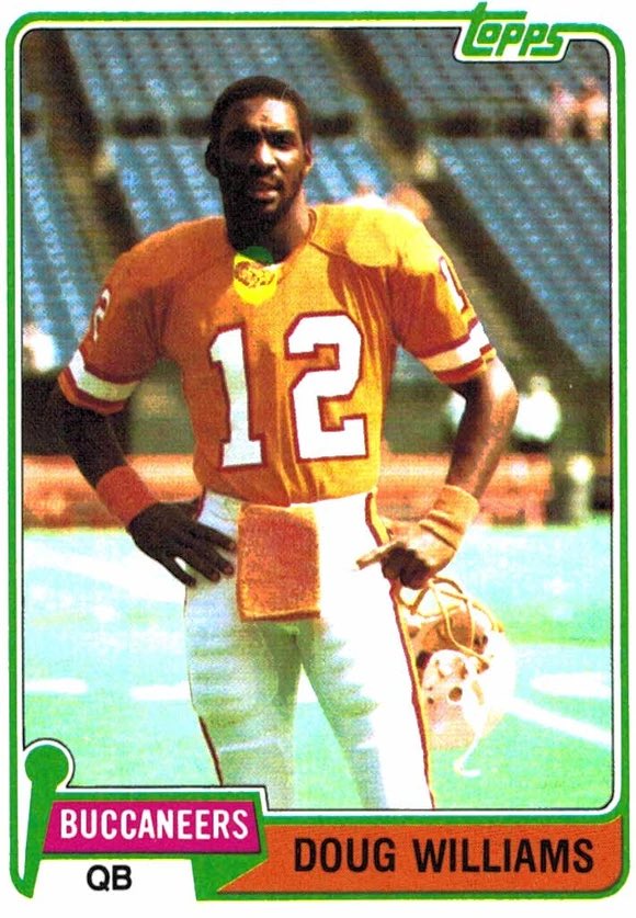 Happy birthday to one of the first true stars of the Buccaneers and a true pioneer of the NFL Doug Williams 