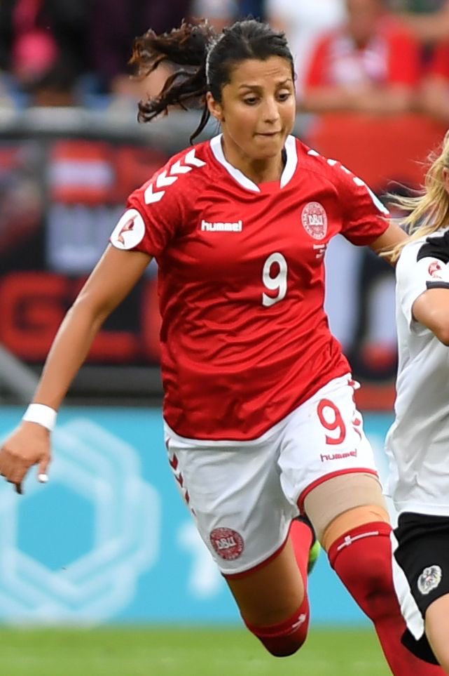 Father killed by Taliban in #Afghanistan when she was 11, fled to Denmark. Scored 200 goals &amp; represented the Danish national team 98 times. studying to be a surgeon. Speaks 11 languages, on the Forbes list of Powerful Women. show your daughter a role model, show her Nadia Nadim!