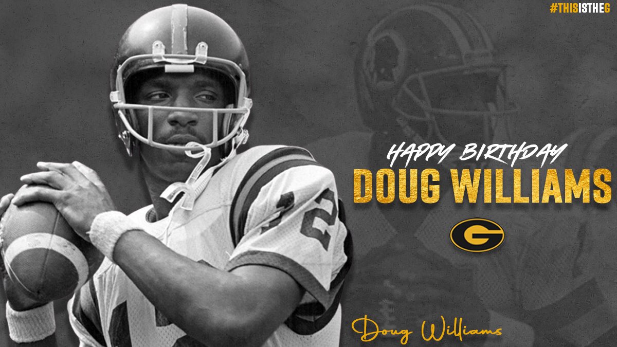 Sending Happy Birthday wishes to former Grambling State legendary quarterback Doug Williams 