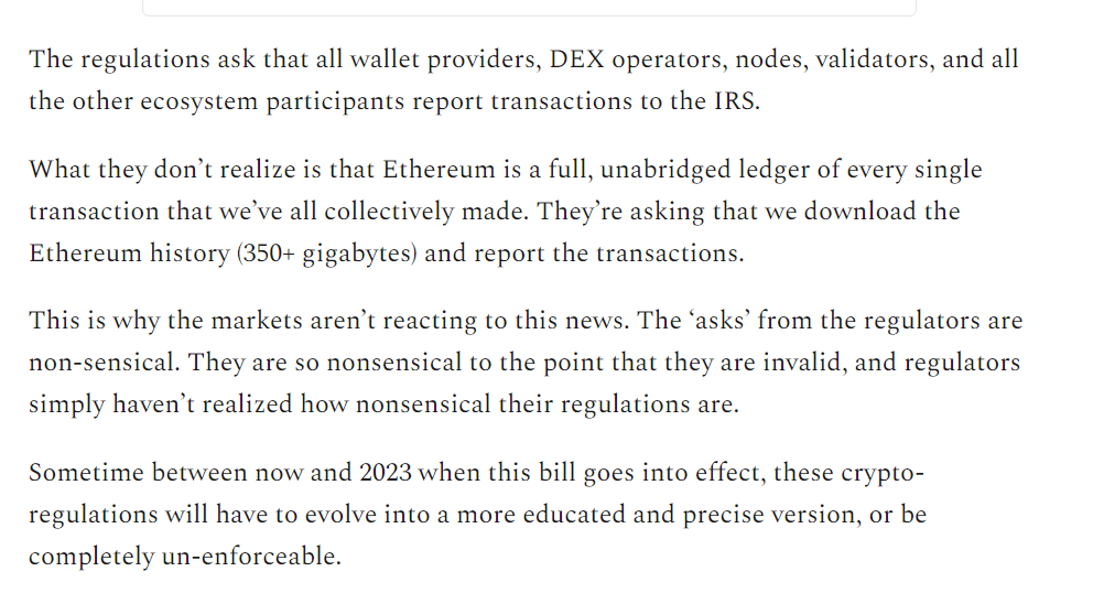 This is it in a nutshell, it's all bullshit and never going to pass and it is in 2023...