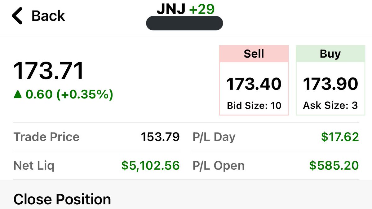 bean_wealth's tweet image. Bought 29 shares of $JNJ for my 29th birthday last December. Since then I’ve received $64.96 in Dividend (0.374 shares) and the capital gain is $585.20 (12.95%). I’ll keep adding 1 share each birthday.
Instead of always buying material things try buying assets. #SmartMoneyFlow