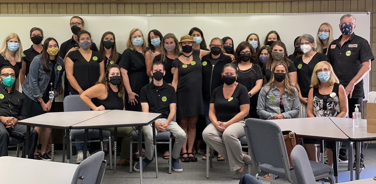 MDUSDPsychs's tweet photo. School Psychs were thrilled to see each other at our 21st Annual Staff Retreat. But we were saddened that we lost 25% of our staff to other districts this past year! Now we’re short staffed. MDUSD students deserve mental health support! 🧡 https://t.co/2ns09j5fvb