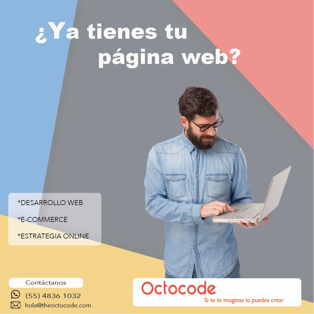 TheOctoCode_'s tweet image. Contamos con el mejor equipo para desarrollar tu página web. 📲💻🔝🤝