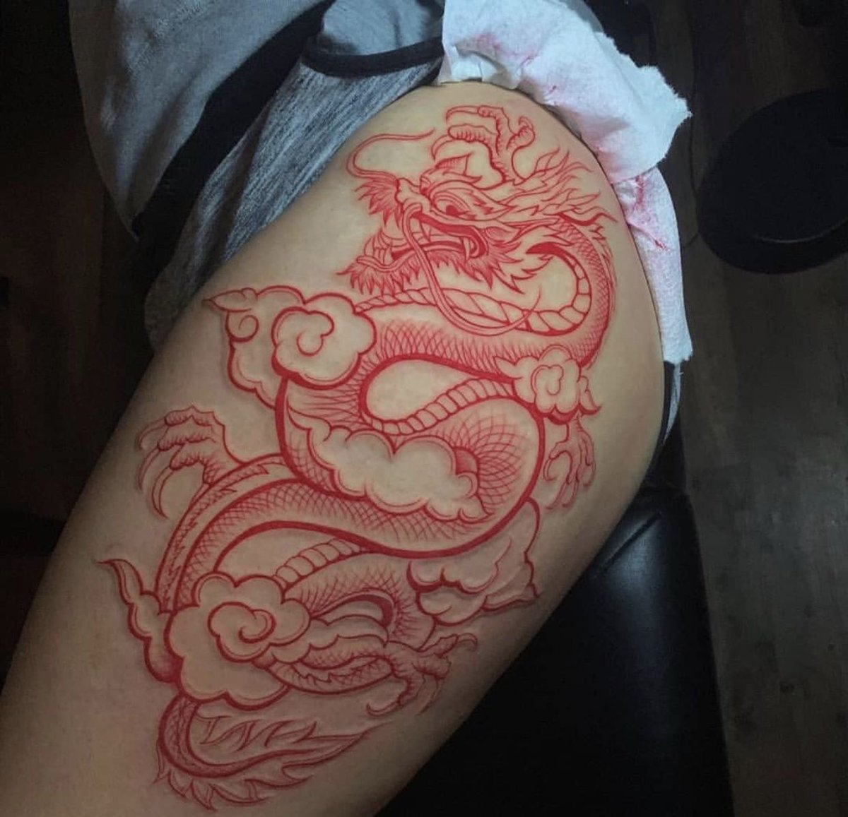 Update 72 thigh tattoos dragon super hot  thtantai2