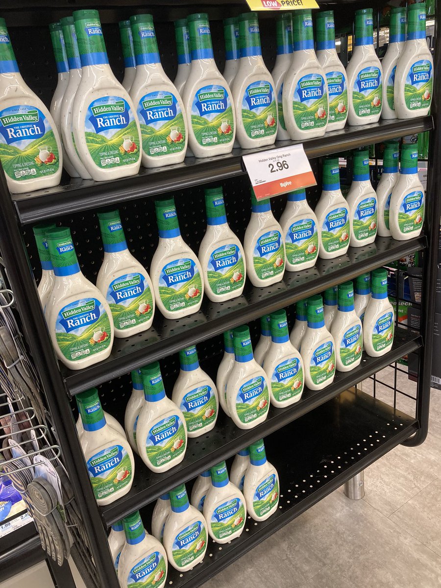 IAGov2go's tweet photo. New law: all grocery stores are required to have a Ranch Wall https://t.co/pcSonOZZOZ
