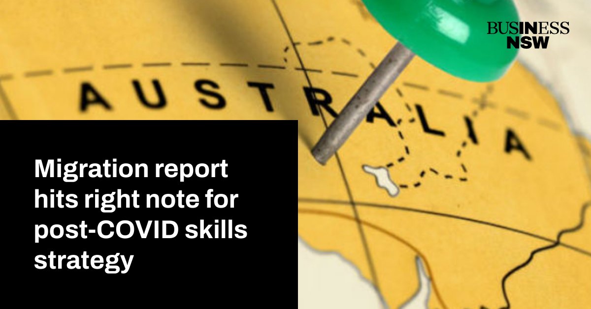 Business NSW (@business_nsw) on Twitter photo To get the Australian economy going again, in line with the national four-phase COVID-19 response plan, we will need skilled migrants back to fill key employment gaps fal.cn/3hkAp
#nswpol
<a href="/Business_SYD/">Business Sydney</a>Â <a href="/BusinessWSYD/">Business Western Sydney</a>Â <a href="/bis_illawarra/">Business Illawarra</a>Â <a href="/HunterBiz/">Business Hunter</a> To get the Australian economy going again, in line with the national four-phase COVID-19 response plan, we will need skilled migrants back to fill key employment gaps fal.cn/3hkAp
#nswpol
<a href="/Business_SYD/">Business Sydney</a>Â <a href="/BusinessWSYD/">Business Western Sydney</a>Â <a href="/bis_illawarra/">Business Illawarra</a>Â <a href="/HunterBiz/">Business Hunter</a>