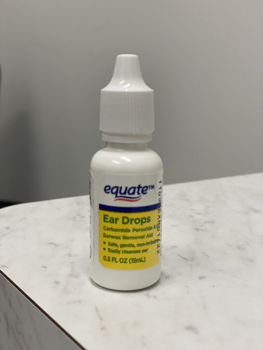 PSA: ear drops and eye drops look similar! Eyes don’t like when ear drops go in them!