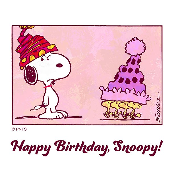 スヌーピー誕生日 スヌーピー誕生日