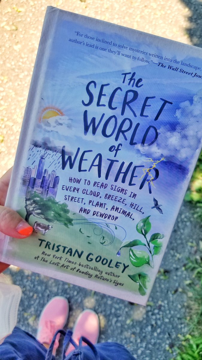 #BookLoversDay my type of reading consists of ... #thesecretworldofweather picked up a new book for the month @torontolibrary