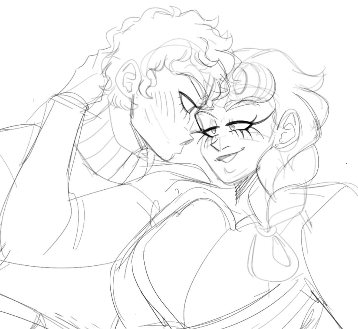 Halfway done with part 5 giorno's a gem to sketch 
