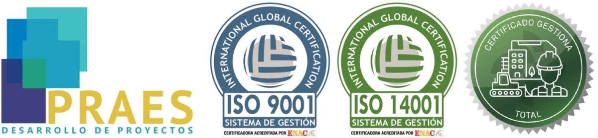 En esta publicación, compartimos los distintos certificados que disponemos actualmente:

CERTIFICADO GESTIONA TOTAL
INTERNATIONAL GLOBAL CERTIFICATION ISO 9001
INTERNATIONAL GLOBAL CERTIFICATION ISO 14001