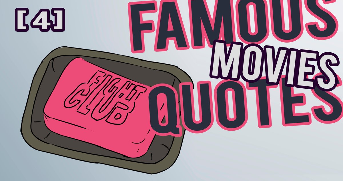 BrainGrip's tweet image. The Parody Of Famous Quotes In Movies: Fight Club youtu.be/AhzVCvEFRls via @YouTube
