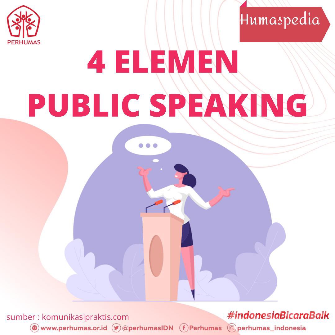 PerhumasIDN's tweet photo. Hai, Sobat Humas ππ» untuk menjadi handal dalam public speaking, kita harus mengetahui terlebih dahulu nih elemen apa saja yang harus diperhatikan.
Minggu ini #Humaspedia membahas sedikit tentang Public Speaking. Yuk, latih lagi kemampuan bicara kitaβ¨
#IndonesiaBicaraBaik https://t.co/isQS8tePYm
