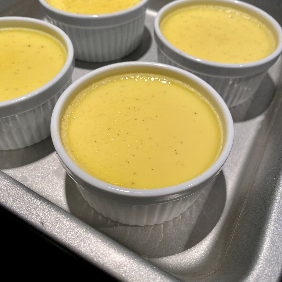 dr_alphalyrae's tweet image. after years of pouring gels in lab, i can confidently say the skills are transferable to creme brûlée making