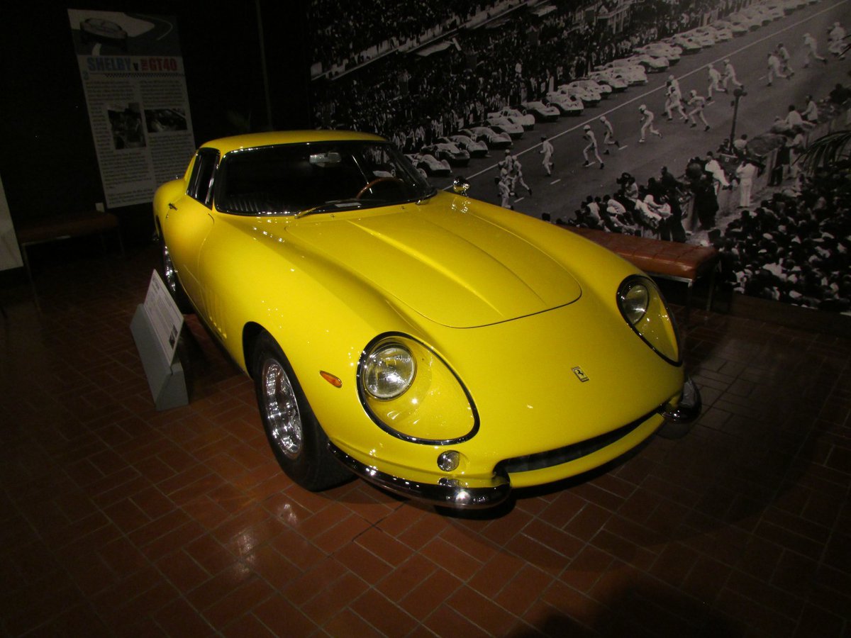 A 1967 Ferrari 275/GTB 4 on display at the Gilmore Car Museum. This one used to be Nicolas Cage's. For more info on the Gilmore Car Museum check out my blog post on it at carsandadventures.com/2020/05/23/the….

#ferrari #gilmorecarmuseum #car #classiccar #classicferrari