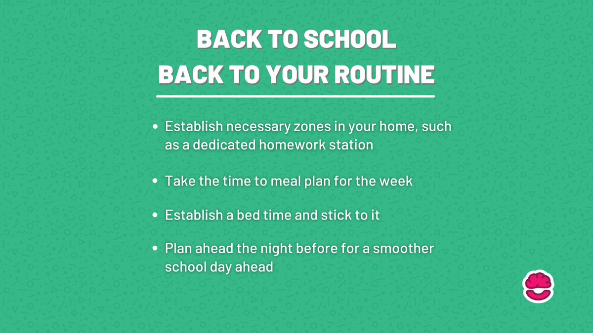thecheckinproj's tweet photo. The transition from a more relaxed summer schedule to a new school year filled with more scheduled activities can bring about a mix of anxiety and excitement. The good news is, we've got some simple strategies that your family can use to help ease back into the school routine! 📅 https://t.co/tqMkQ0gE31