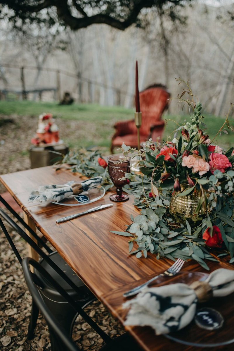 Building a #wedding space from scratch rentals can quickly add up to thousands of dollars. Not only do you need tables and chairs, but also dinnerware, barware, etc. It’s also likely that you will need to rent portable bathrooms and a generator to accommodate a larger guest list.