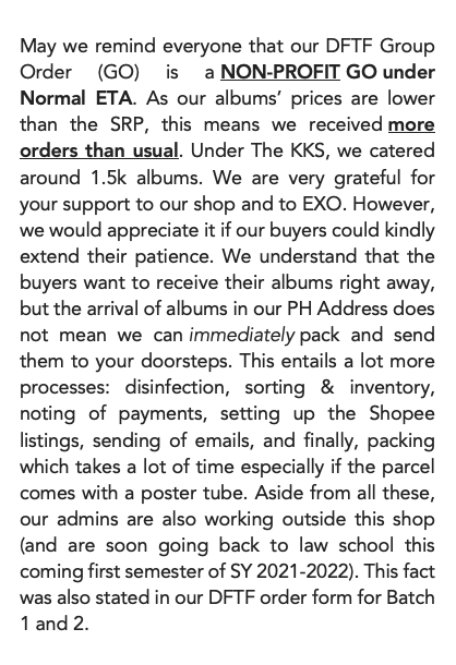thekokoshop's tweet photo. To our DFTF Non-Profit GO Buyers, please read everything below: https://t.co/Mkkby9Eo58