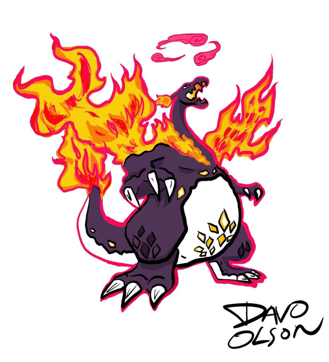 davoolson's tweet photo. #Shiny #Gigantamax #Charizard #ShinyCharizard #GigantamaxCharizard #ShinyGigantamaxCharizard #Pokemon #SwordAndShield #PokemonSwordandShield #Galar #GalarRegion #Galarian #Vmax #CharizardVmax #ShinyCharizardVmax #ShinyPokemon
✨Shiny Gigantamax Charizard 🔥 Drawn by me ✍️ https://t.co/HYvaEWlTOz