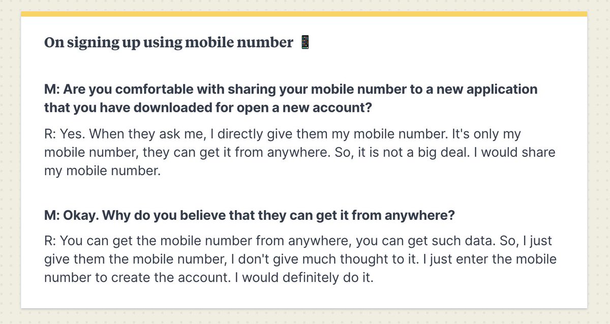 dharmeshba's tweet image. Perceptions and privacy!

#DesignForIndia #UserResearch #ResearchSnippets