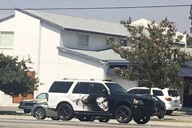 OnlyNRiverside's tweet photo. You know you’re from riverside if you’ve seen this guys car riddin around yo neighborhood 🥱 #OnlyInRiverside https://t.co/d3cMWIUQpT