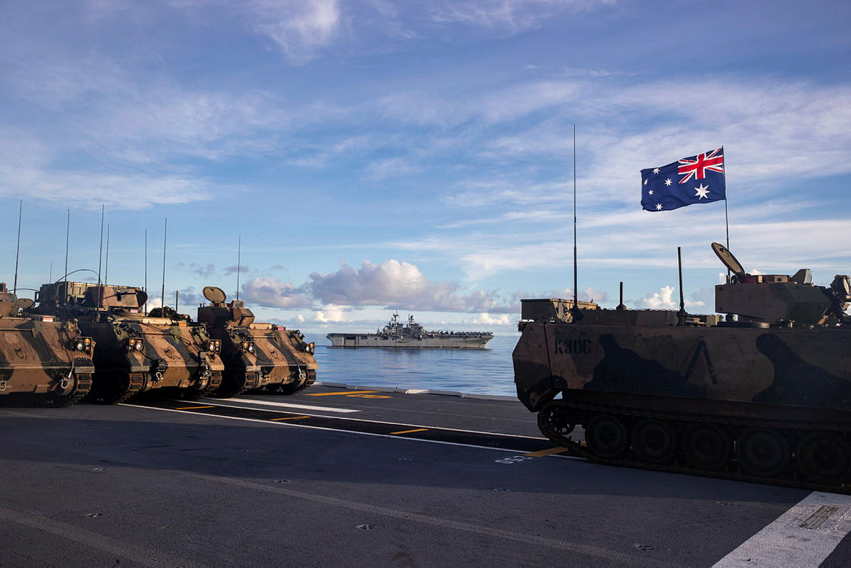 COMAUSFLT's tweet photo. #AusNavy is proud to support #LargeScaleGlobalExercise2021, a @USNavyCNO led multi-national war fighting exercise spanning Navy fleets across 17 time zones.
#LSGE21 #StrongerTogether #YourADF https://t.co/25KHXxyAYu