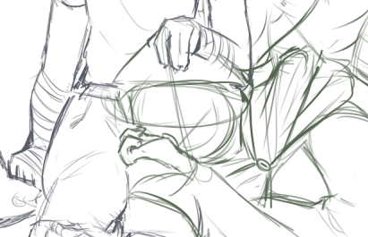 strawberrymenti's tweet photo. soon... 

(by soon i mean i am very busy so here are wip crumbs :,D) https://t.co/anLan9ePXL