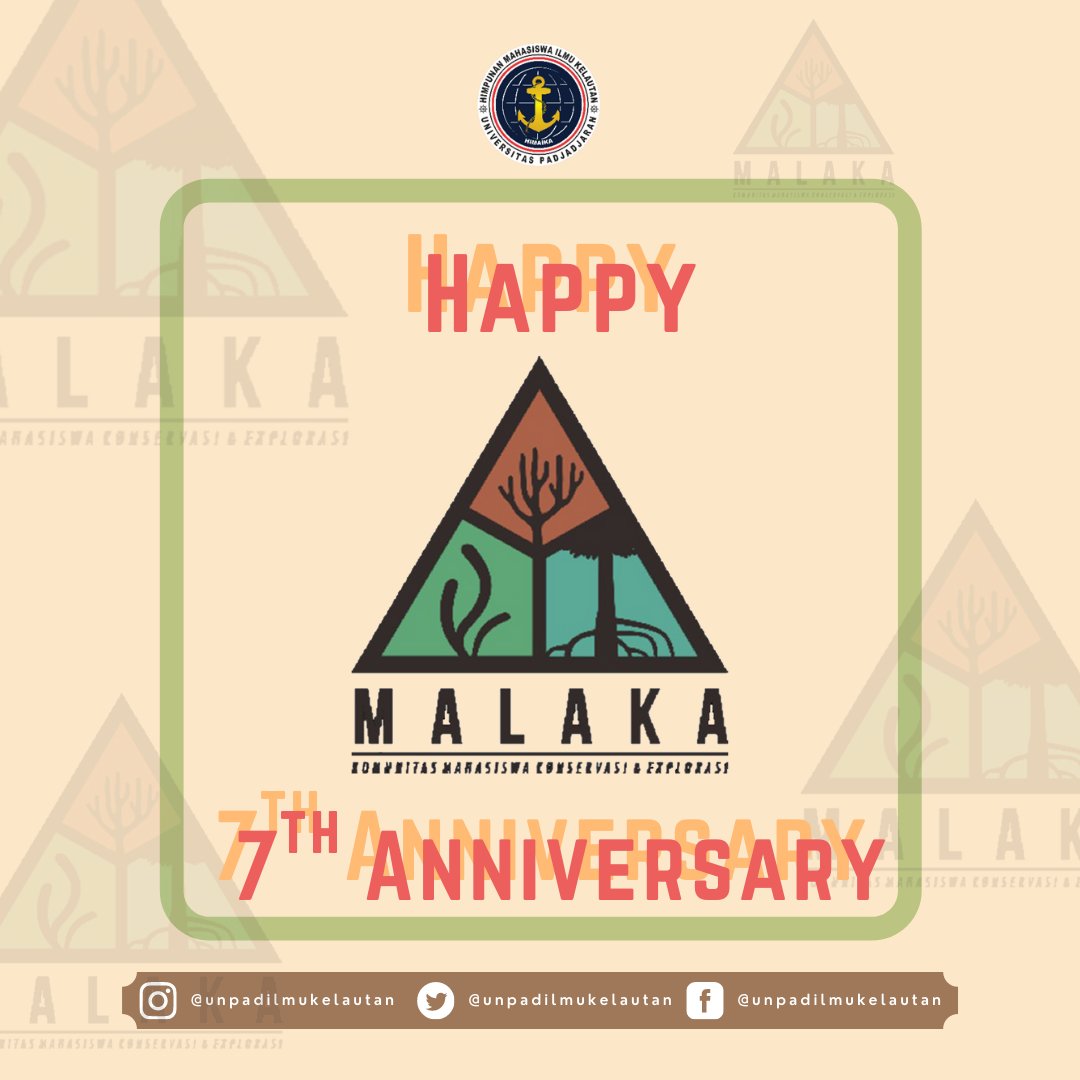 [MALAKA ANNIVERSARY]

Himpunan Mahasiswa mengucapkan Selamat Hari Jadi untuk Komunitas MALAKA yang ke-7
Semoga Komunitas MALAKA menjadi lembaga yang dapat memajukan wilayah kelautan Indonesia. 
Semangat terus untuk melestarikan Kelautan Indonesia!!

#HALAMALAKA
#JALESVEVAJAYAMAHE