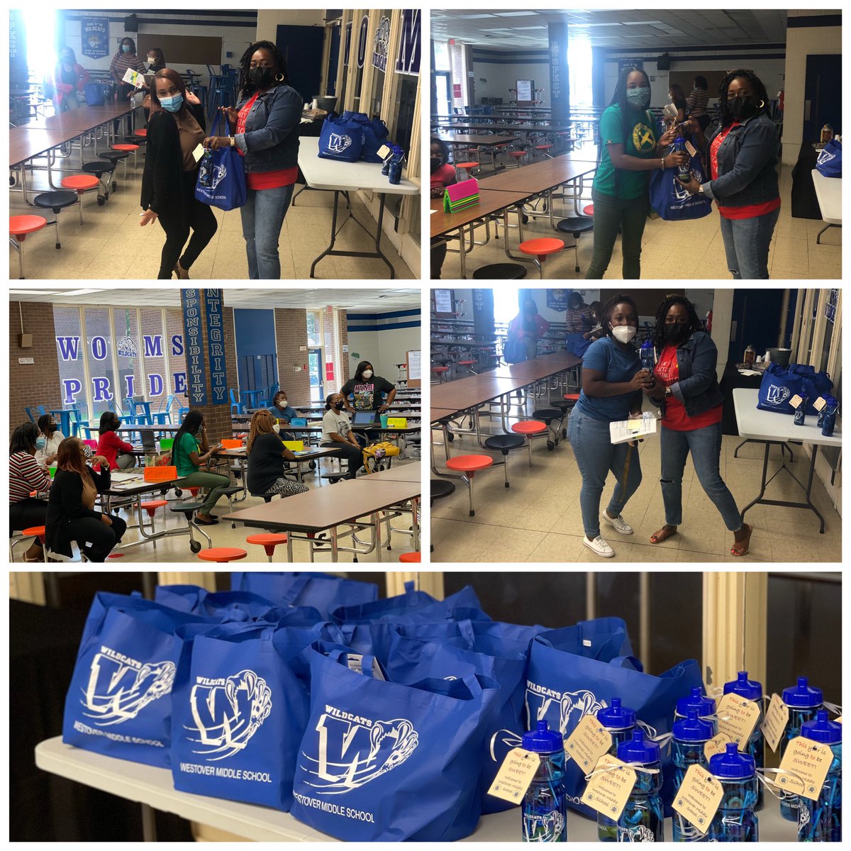 DrNatashaBrown's tweet photo. Enjoyed welcoming our “New Wildcats” today! They are excited about the new school year! @WOMSWildcats https://t.co/oamCYdU5jC